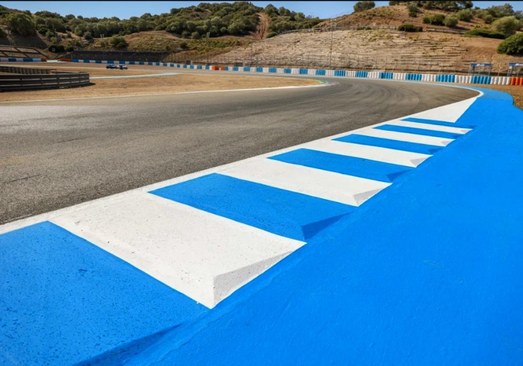 Pianos del circuito de carreras de Jerez.