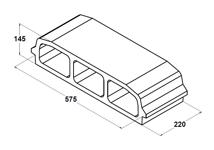 11018 Bovedilla 70x15x25