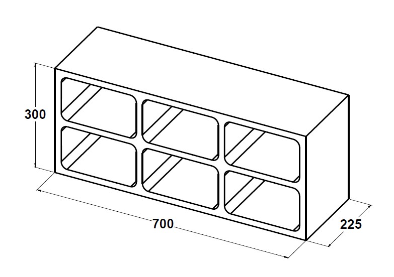 11121 Casetón reticular 70x23x30