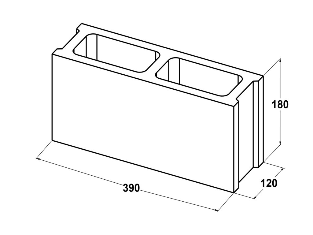 11005 Bloque 40x20x12
