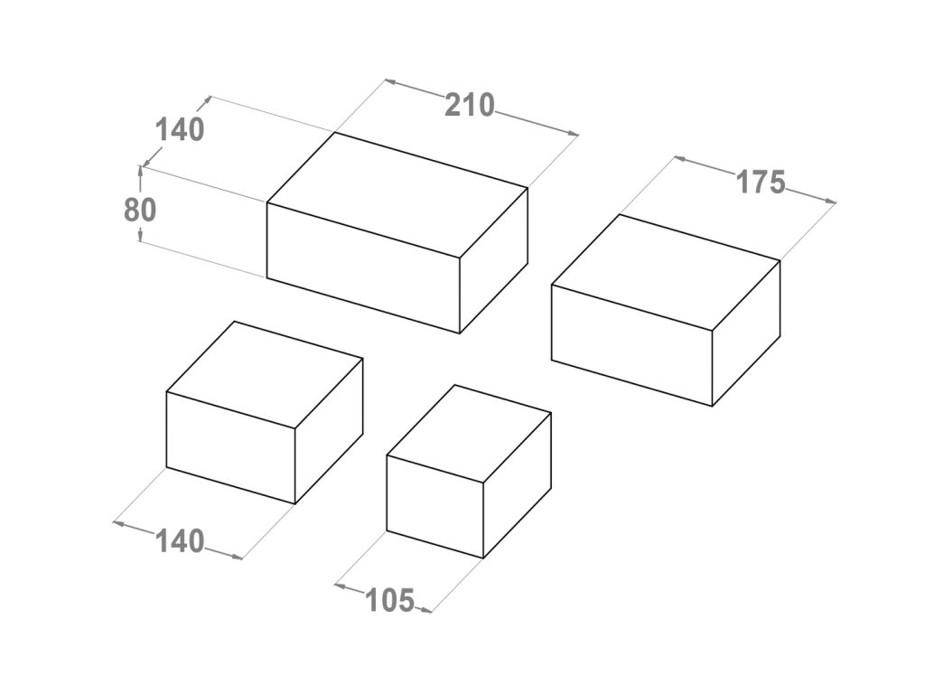 Adoquín Vitec monocapa envejecido