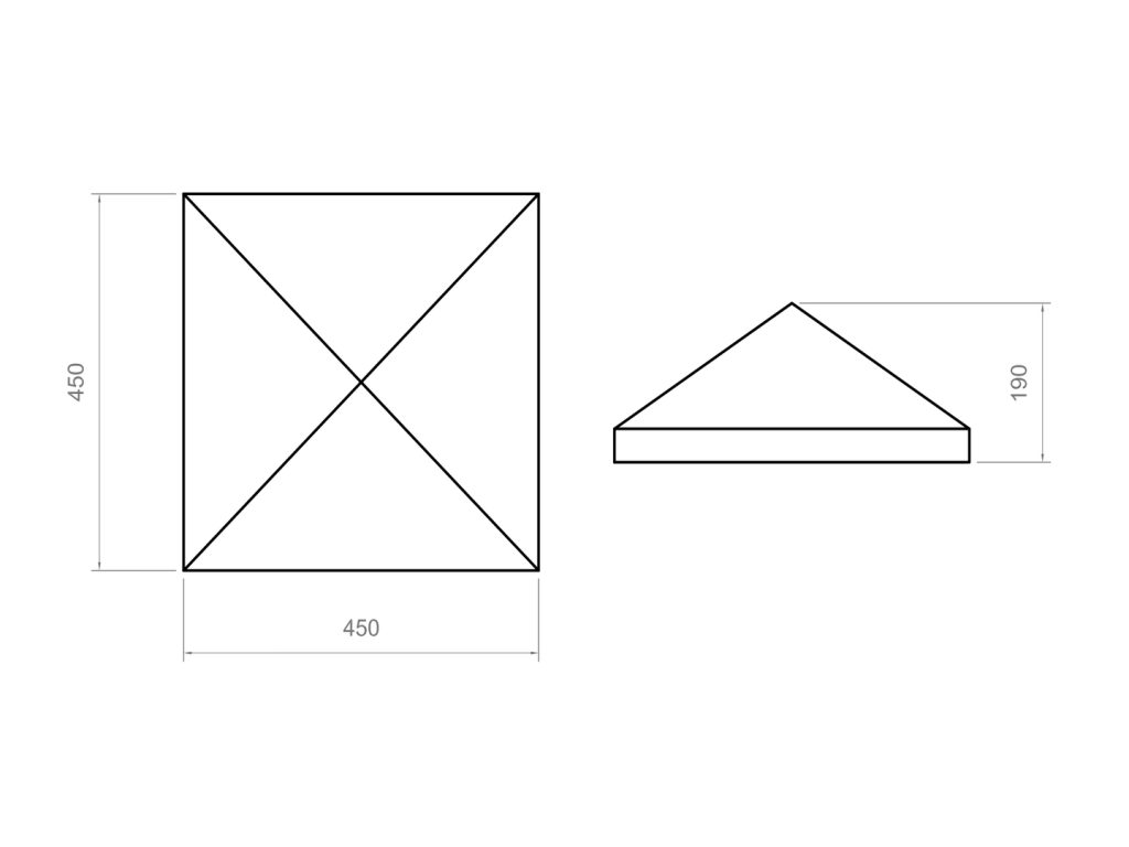 20061 Pirámide de 45.