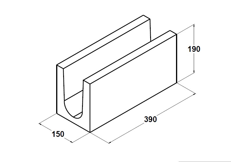 Bloque Zuncho 40x15x20