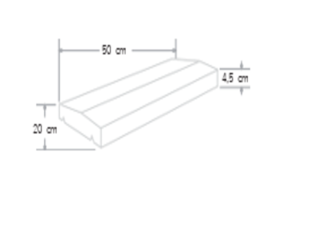 Cubremuros 2 aguas de 20