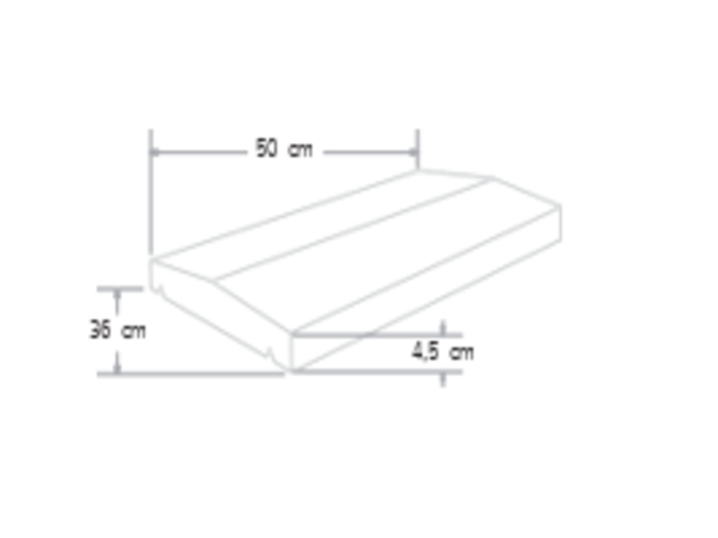 Cubremuros 2 aguas de 36