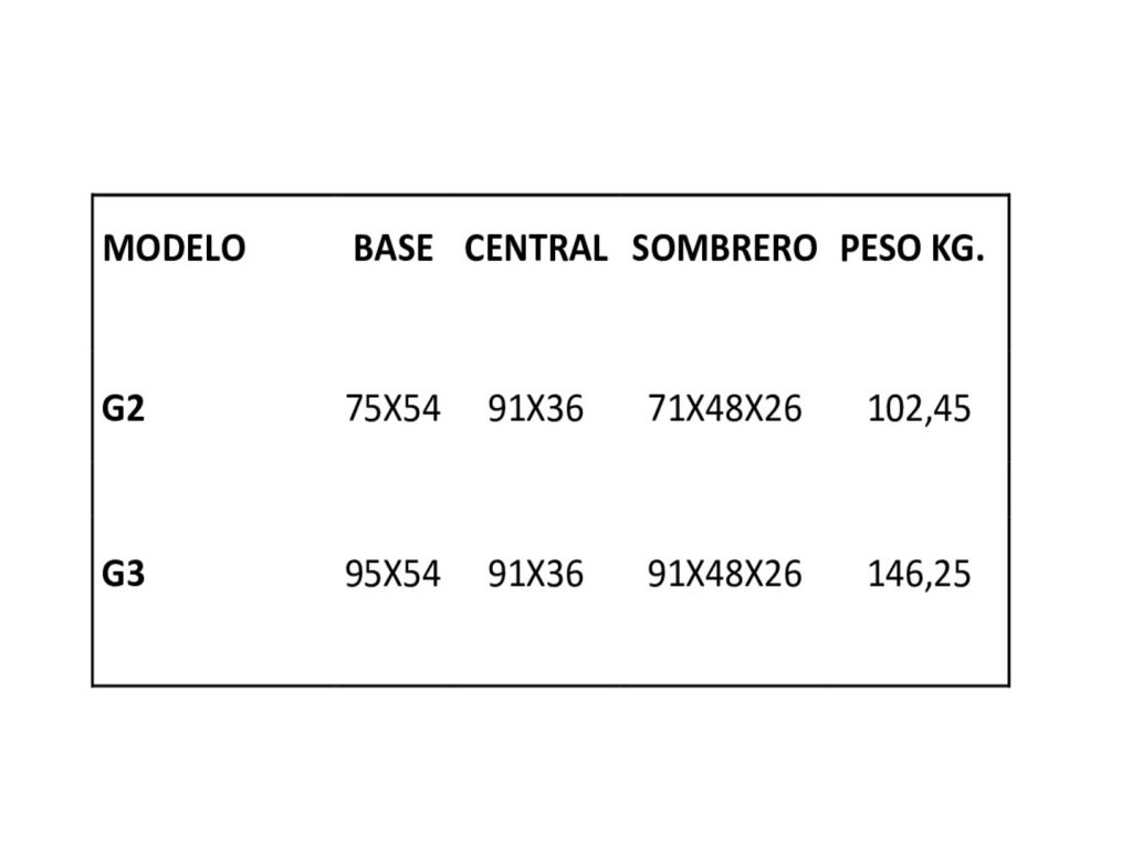Cuerpo G de Aspirador decorativo.