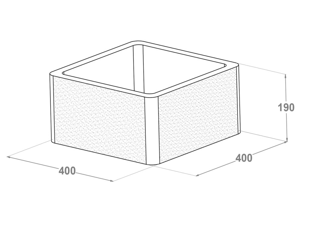 20058 Pilar split 40x40x19